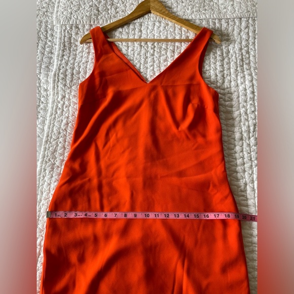 Lauren Ralph Lauren Bright Orange Shift Dress - Picture 8 of 10